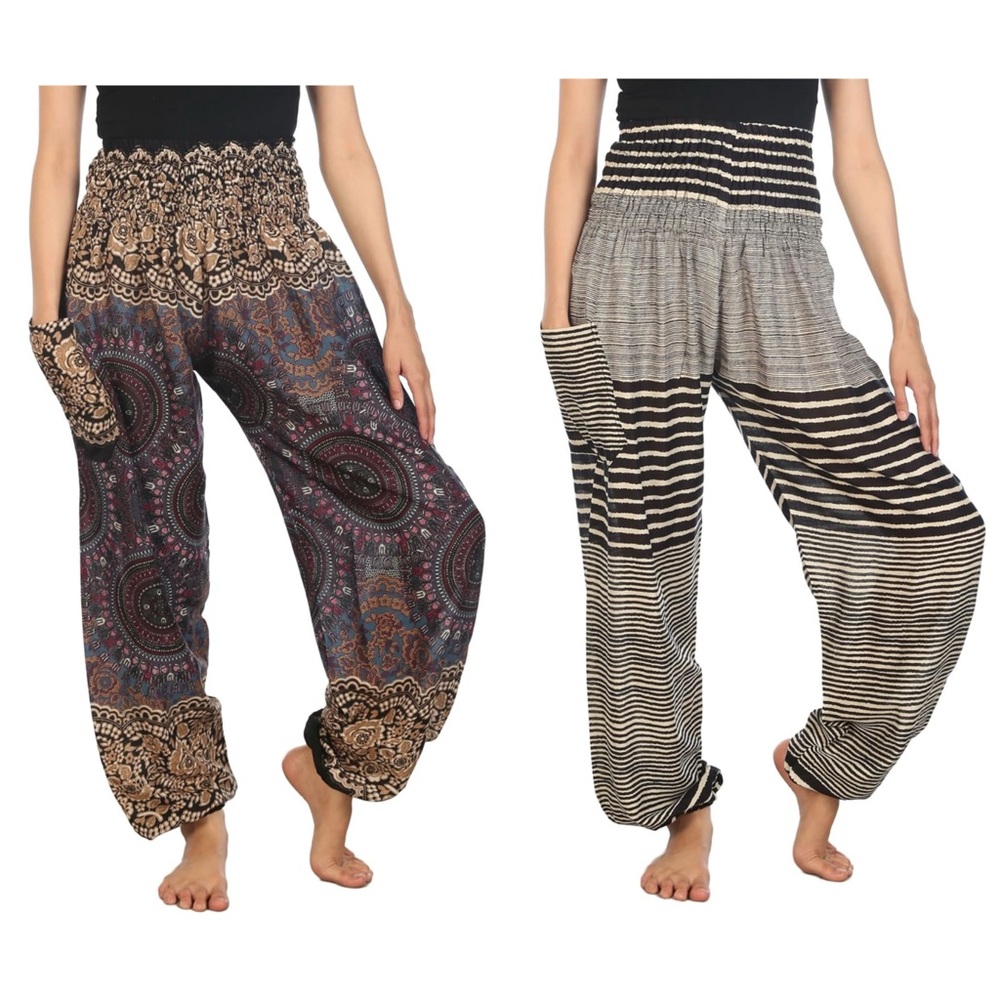 Women's Multicolor Bohemian Pants bundle